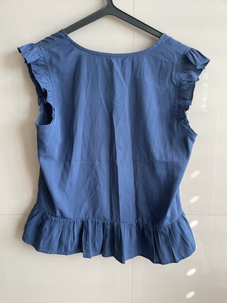 Top azul Tiffosi