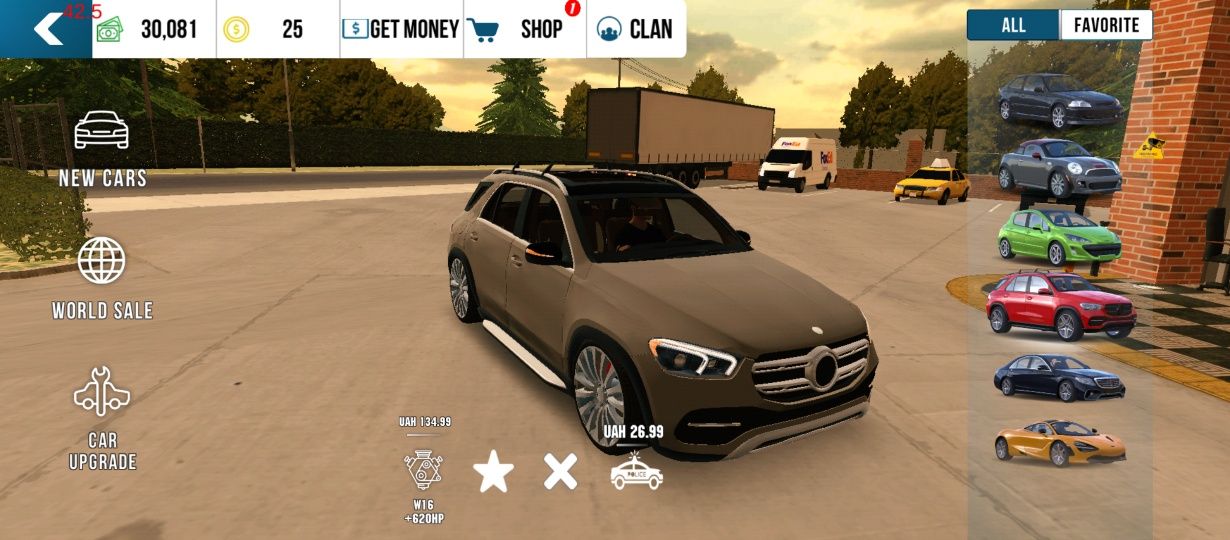 Аккаунт Car Parking Multiplayer