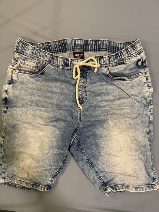 Spodenki jeansowe męskie, rozmiar 36, używane, marka Gropp