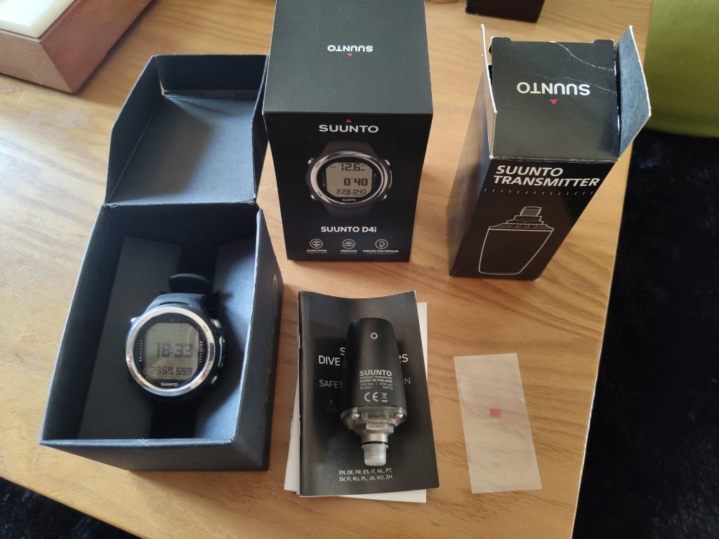 Computador de mergulho suunto D4i com transmissor