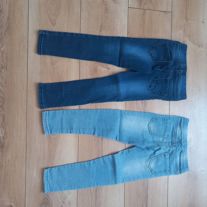 Spodnie jeansy jeansowe jeansy dla dziewczynki rozmiar 110