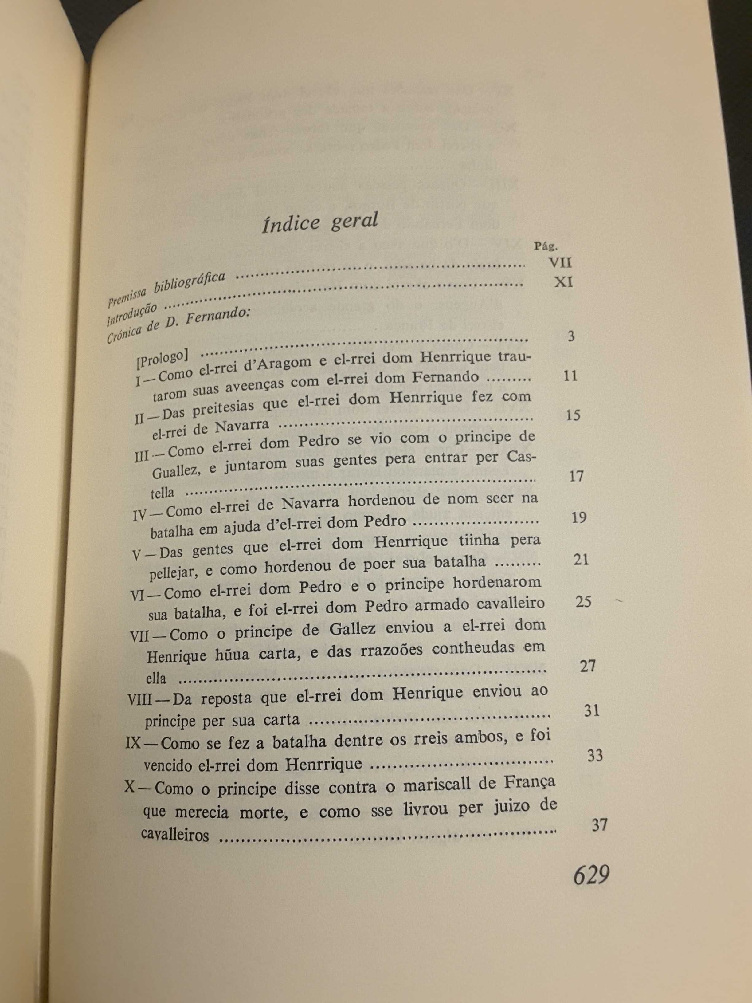 Amores de D. Pedro e D. Inês/Crónica D. Fernando/ Assistência