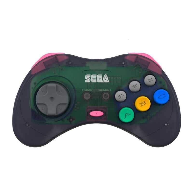 [Usado] 2 Comandos Retro-Bit Saturn 2.4G Wireless para Sega Saturn