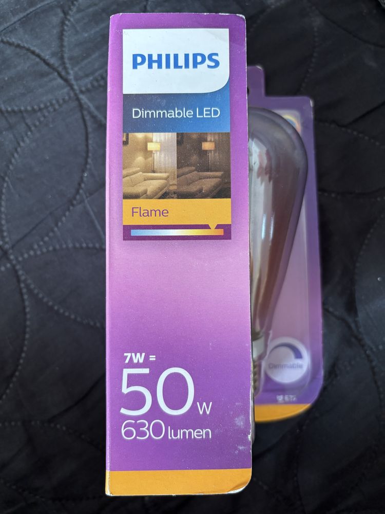 Żarówka led philips dimmable 50w 630lumen E27.