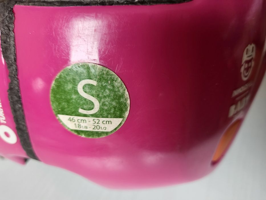 kask dla dziewczynki na rower hulajnoga wrotki r. S 46-52 cm + gratis