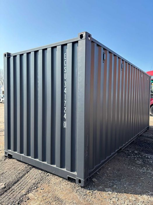 Kontener morski 20'DC OW RAL 5010, 7016, 7021, 7035 magazyn - Gdańsk