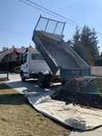 Transport beton, piasek, kamień, mała wywrotka