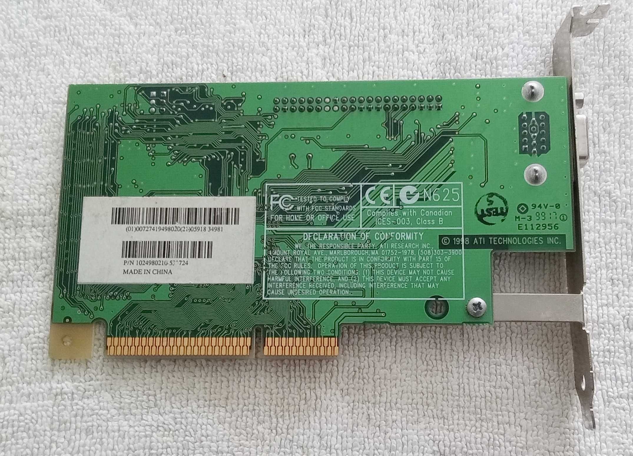 [PC Vintage] Placa de video AGP - Ati 3D Rage Pro