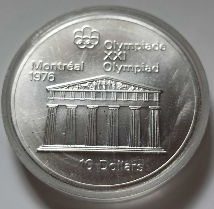 10 dolarów XXI Letnie Igrzyska Olimpijskie 1976 - Świątynia Zeusa