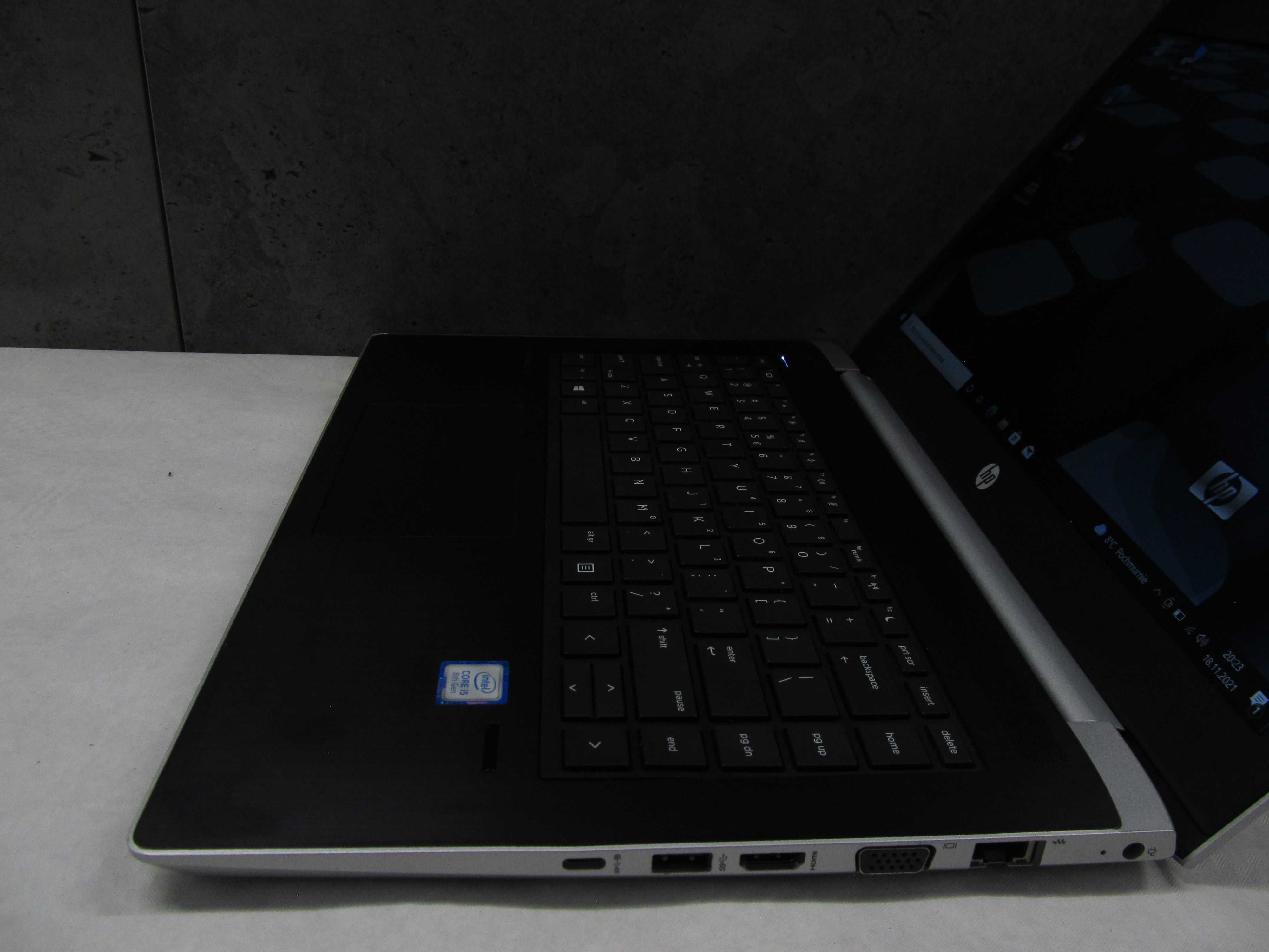 Cienki Laptop HP ProBook 440 G5 i5 8250U 8GB dysk 500 + 128SSD  FHD