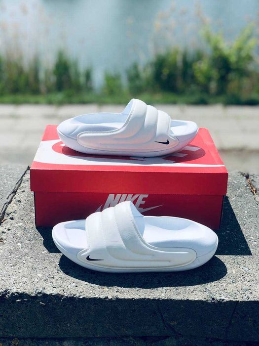 Кожаные мужские шлепанцы Найк для дома улицы двора сауна бассейн Найк