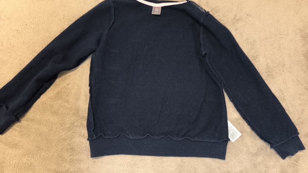 Bluza ciepła bawełniana, wzrost 128 cm, wiek 7-8 lat