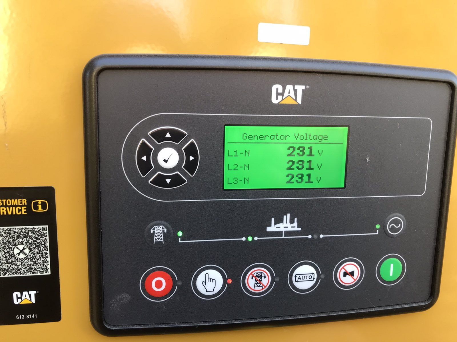 Генератор CATERPILLAR DE50EO 50kVa