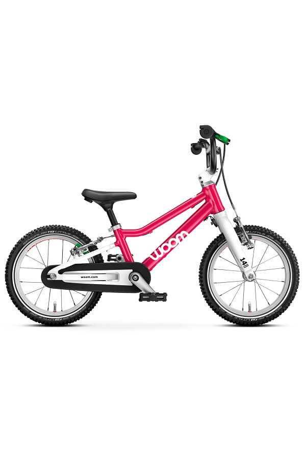 Rower Woom GO 2 14" hot pink - różowy