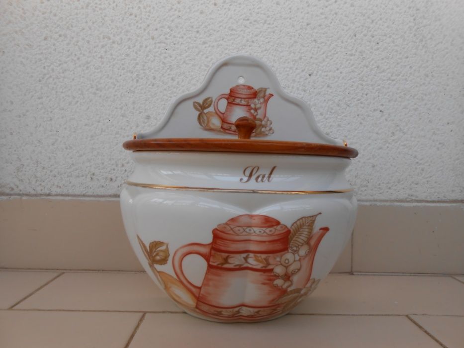 Saleiro de porcelana portuguesa - Carlibrinde