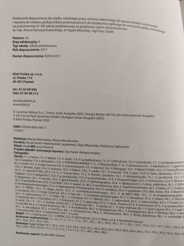 Podręcznik do j.niemieckiego Wir Smart 4, Klett
