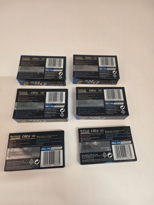 Fuji Dr II type II chrom 90 min . 10 sztuk.  Kaseta magnetofonowa