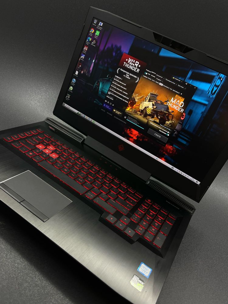 Ігровий звір. HP Omen, великий екран 17.3 розстрочка під 0%