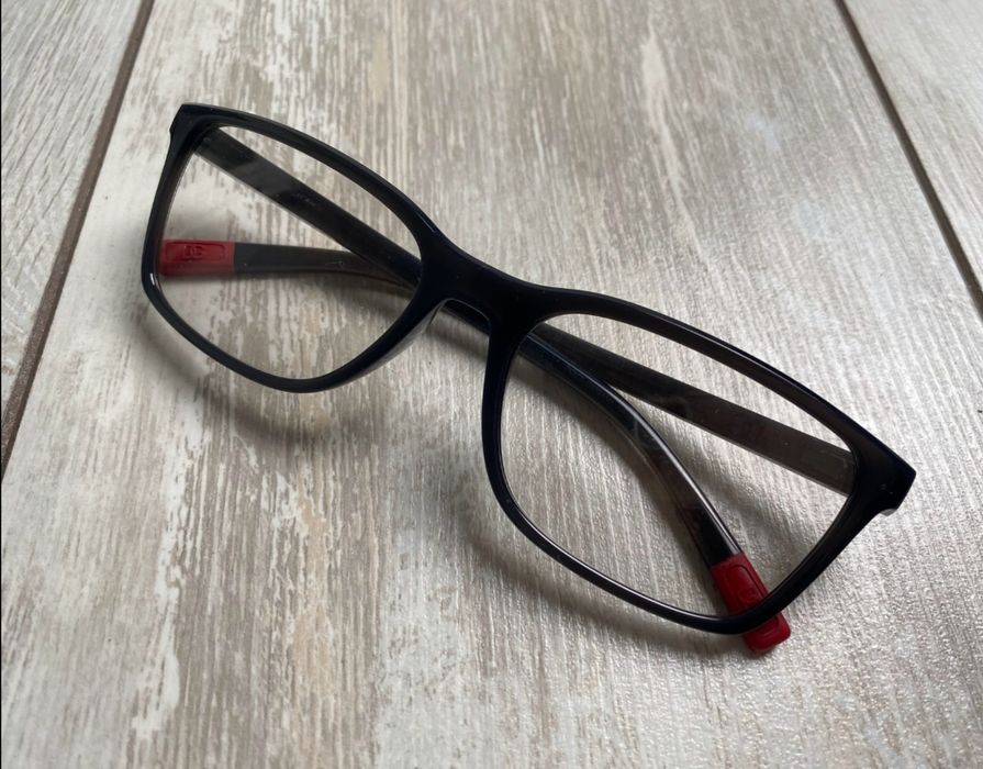 Чорні глянцеві чоловічі оправи  DG 5091 3160 від Dolce & Gabbana!