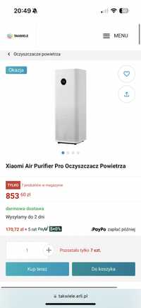 Xiaomi Air Purifier Pro Oczyszczacz Powietrza