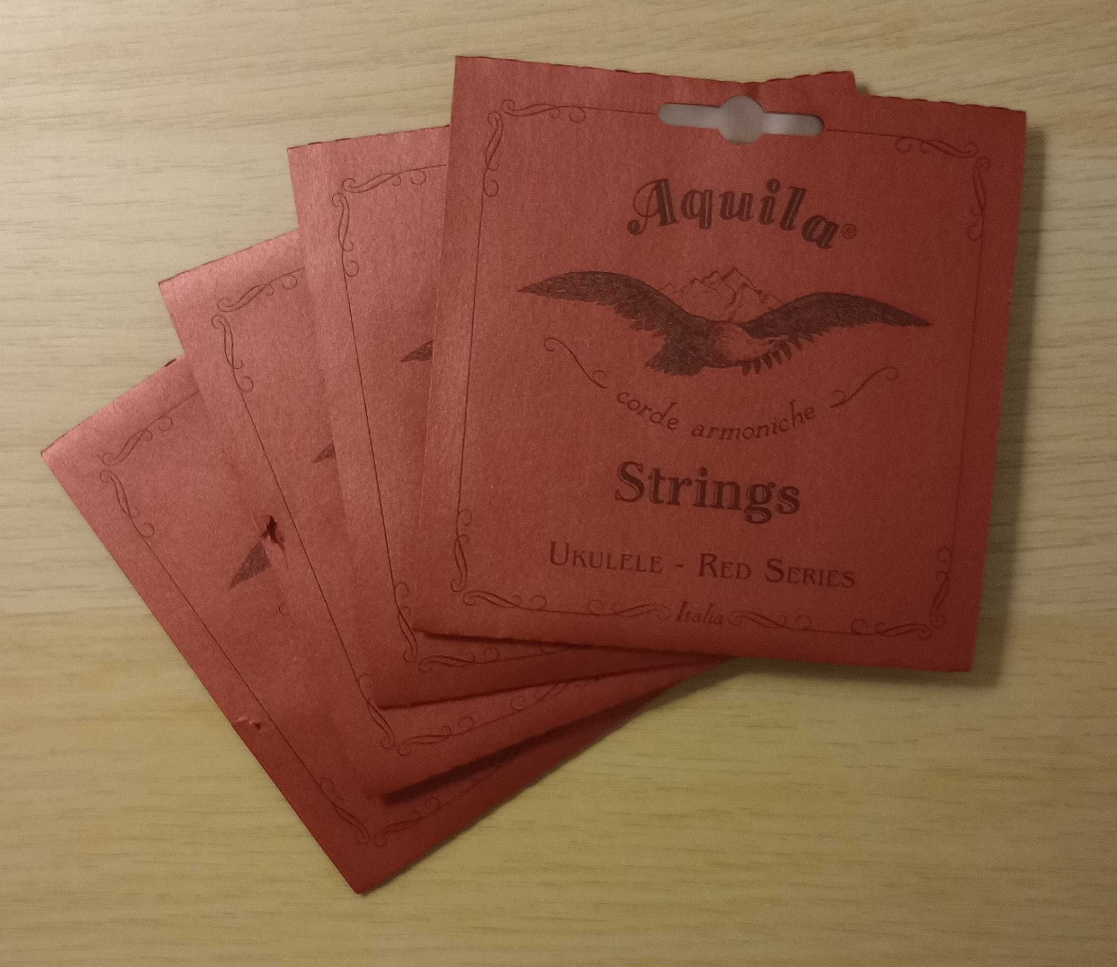 Struny sopranowe do ukulele Aquila - Red Series (x4)