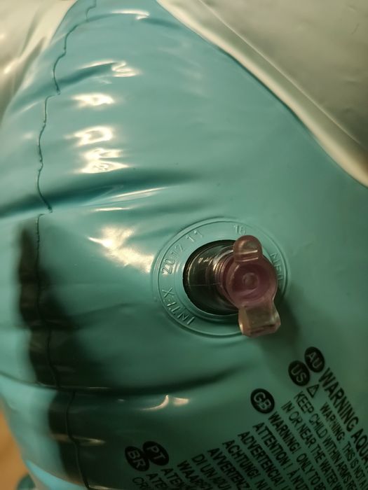 Dmuchany nadmuchiwany materac do pływania lew morski foka intex 2012