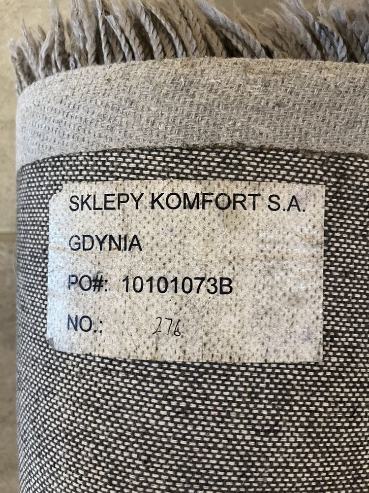 Dywan shaggy grey szary komfort 120x170