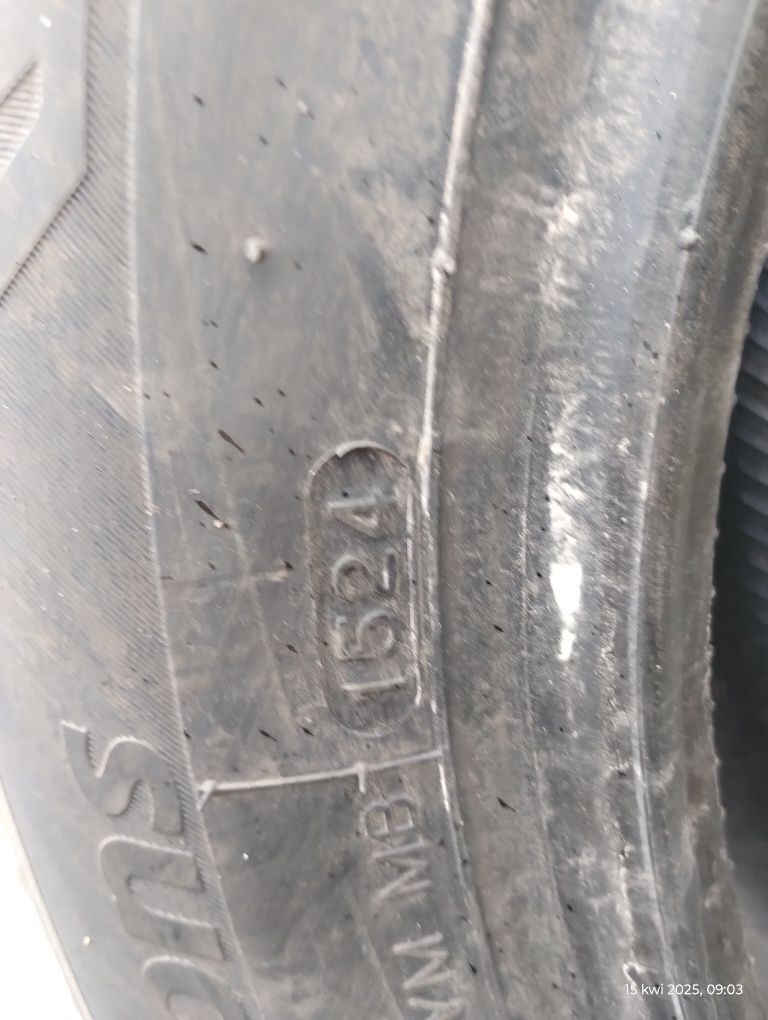 2- 4  szt opon 205/60r16 ,bieżnik ok 6mm