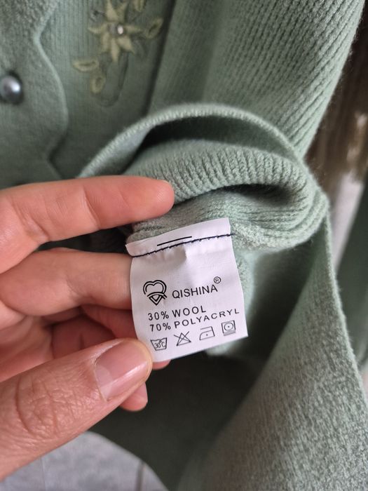 Кардиган зелений