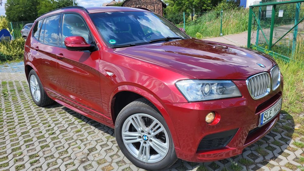 BMW X3 Bezwypadkowy Serwisowany M Pakiet Bixenon LED Zadbana z Niemiec