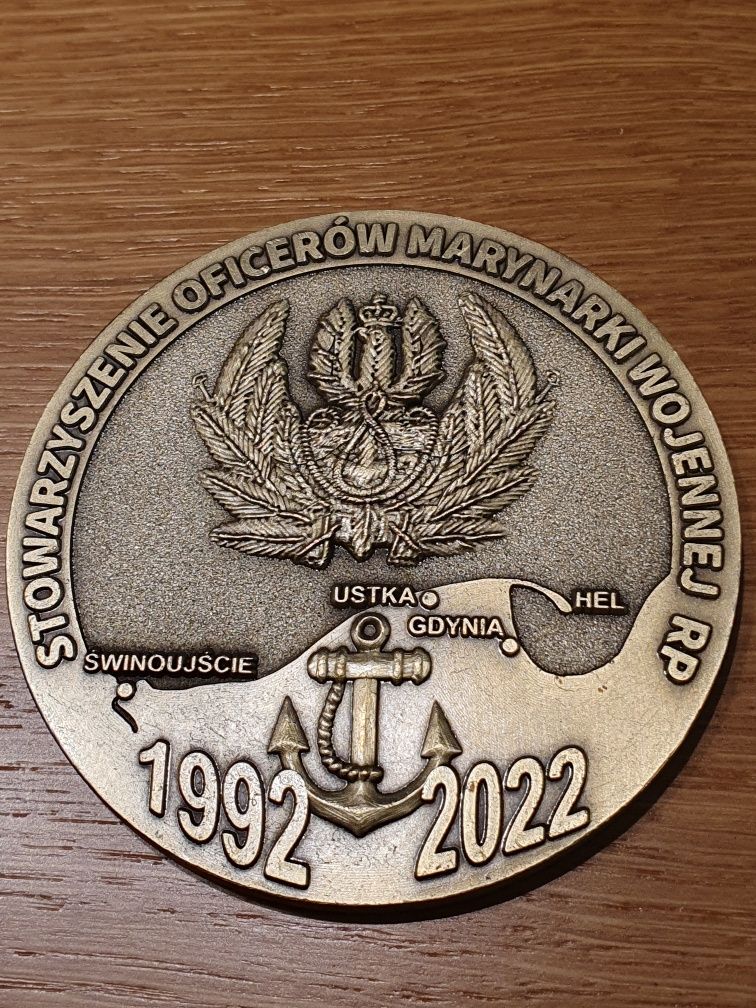 Medal Stowarzyszenie Oficerów Marynarki W. odznaka moneta coin wojsko