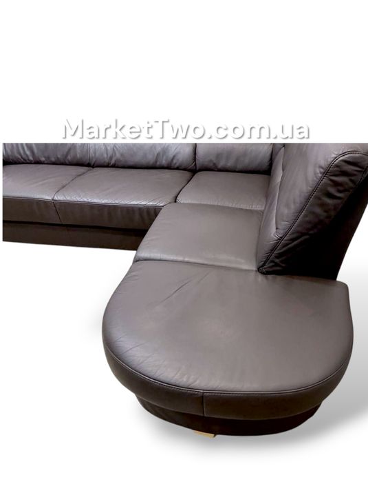 Кожаный, шкіряний кутовий диван ( 130802 )