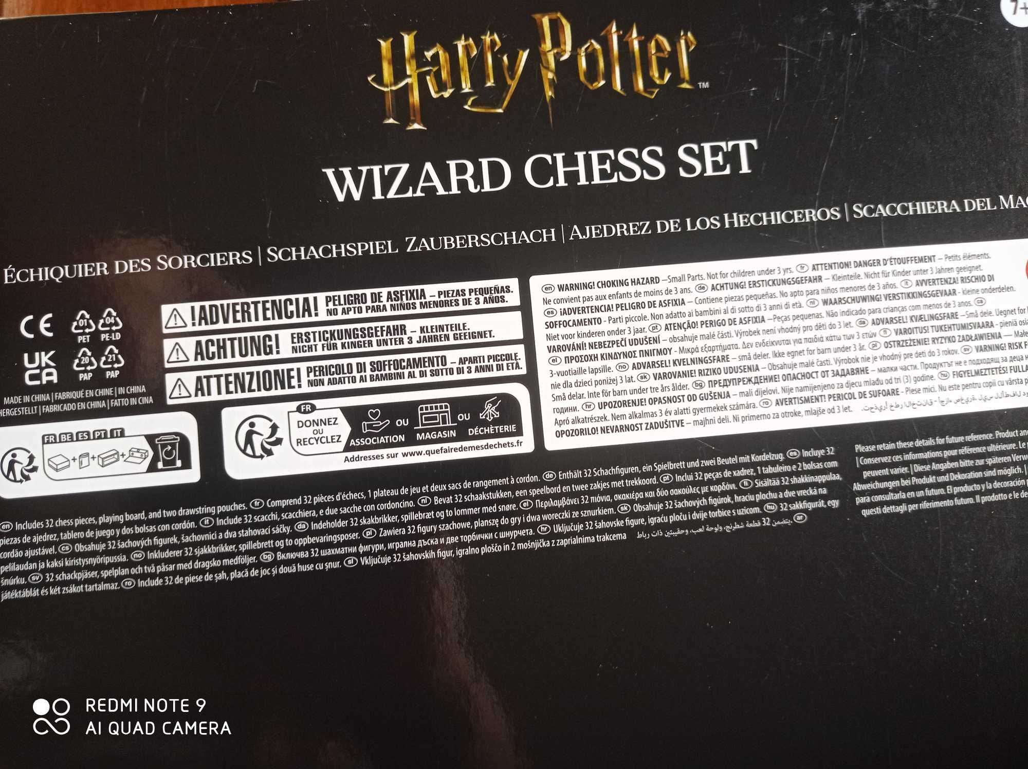 Szachy Harry Potter zestaw the Noble Collection