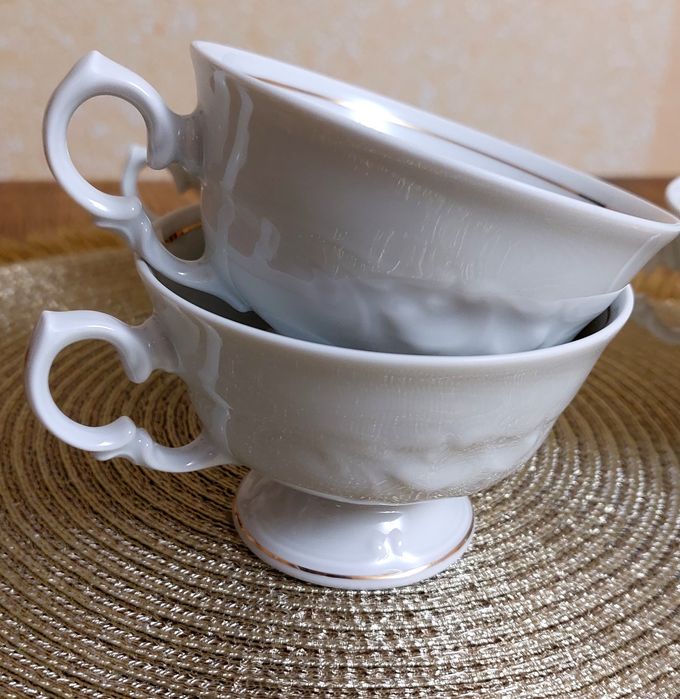 Wawel Fryderyka porcelana Wałbrzych filiżanki 4 szt