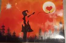 Obraz spray Street Art z Rzymu
