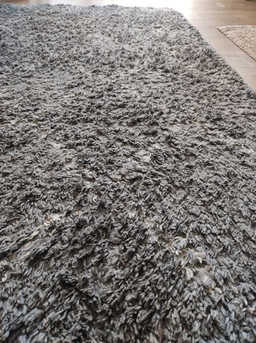 Jysk Dywan AKSFRYTLE 135x190 cm shaggy szary