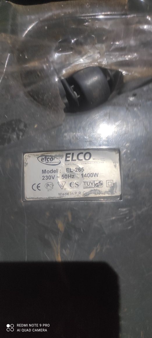 пилосос ELCO на запчастини Model: EL-265 двигун