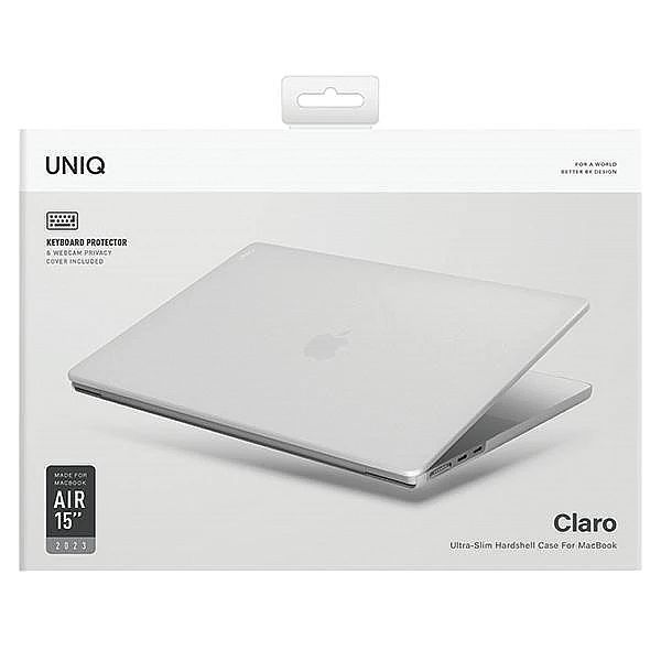 Etui Uniq Claro MacBook Air 15'' (2023) - przezroczyste
