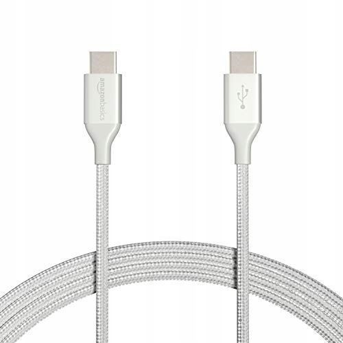 amazonbasics utc-c-c-2.0-10ft-slv kabel usb 3 m usb c srebrny