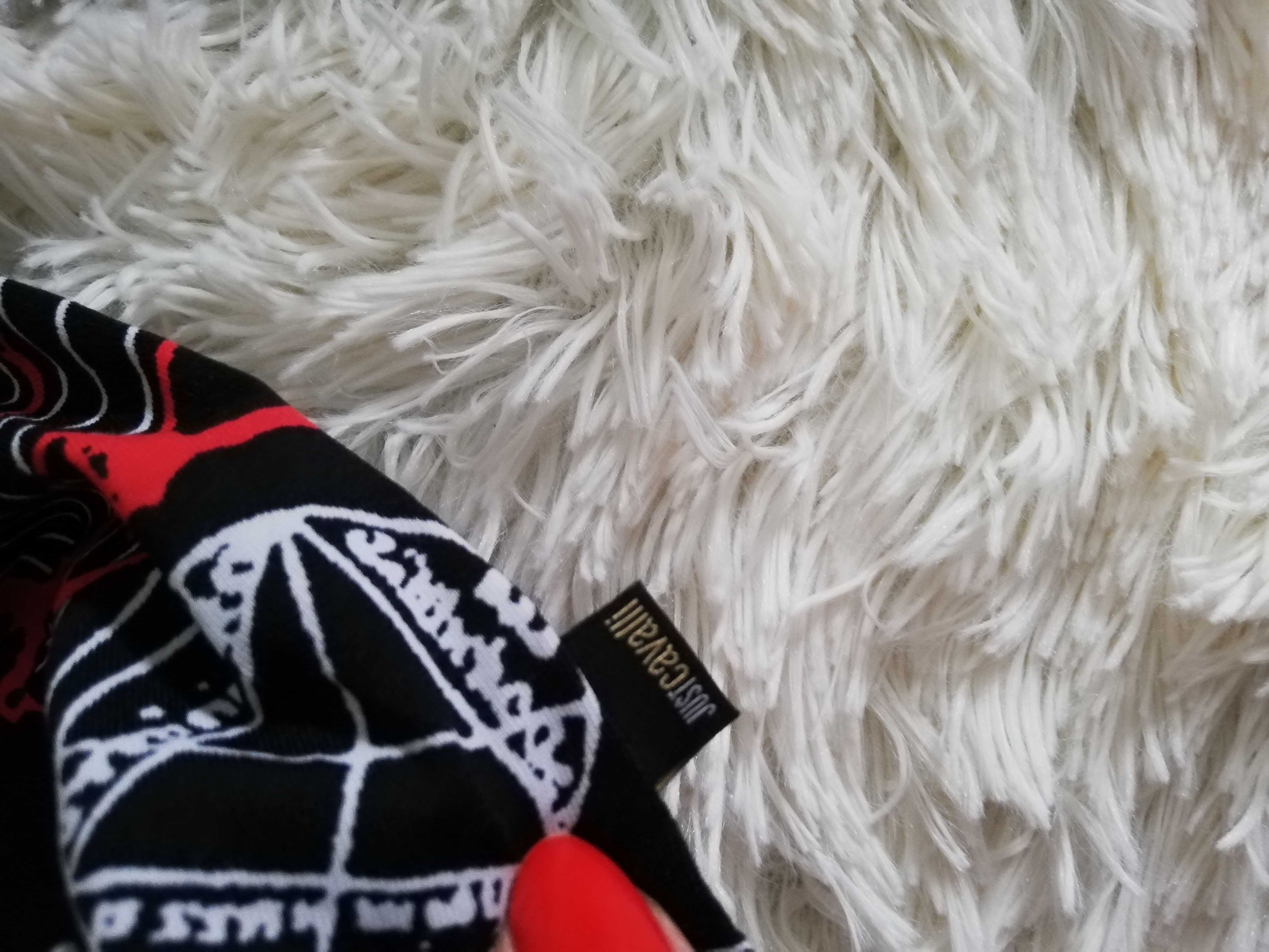 bluzka Roberto Cavalli s 36 m 38 just cavalli monogram oryginał