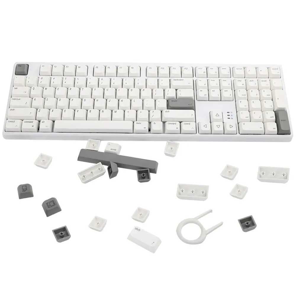 PBT Keycaps 127Keys XDA Profile English For Cherry Mechanical Keyboard