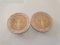 Moedas  2 euros França ano  2000 e 2011