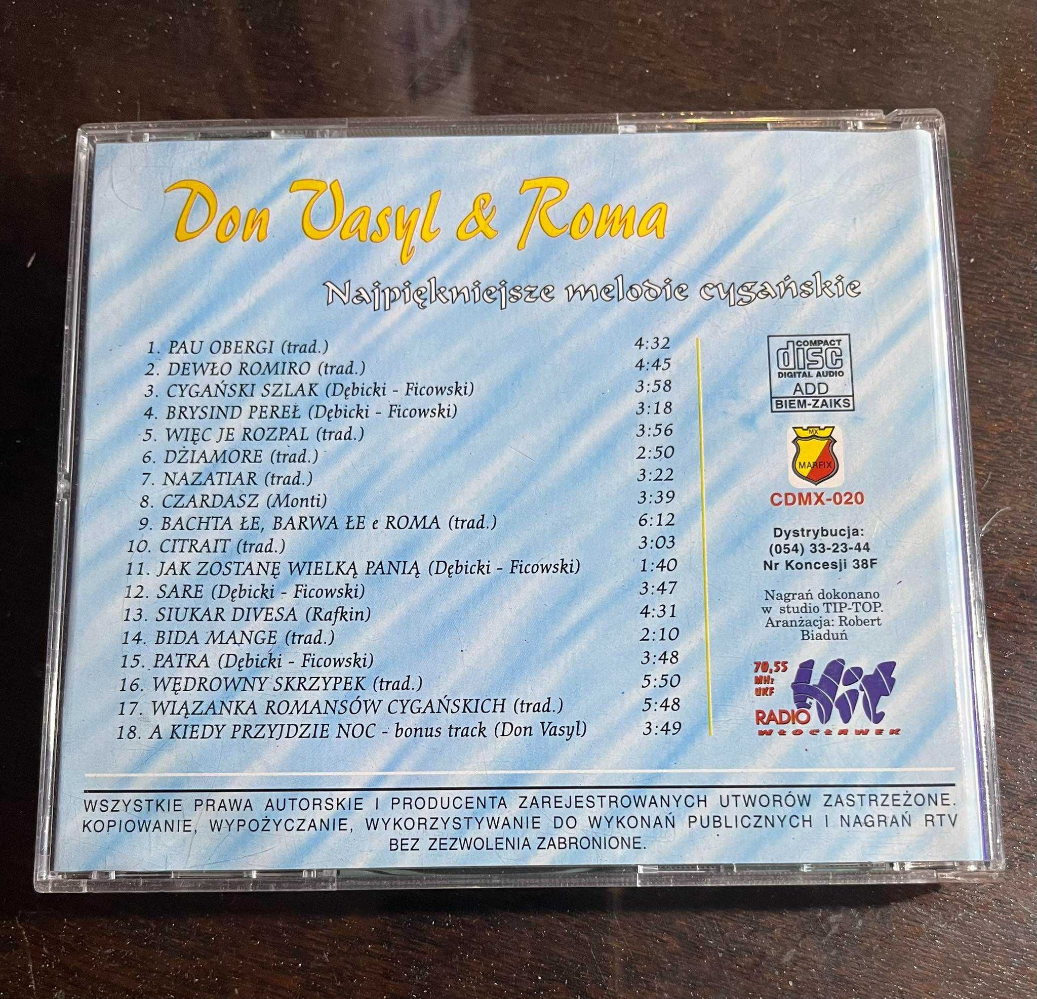 Don Vasyl & Roma Najpiękniejsze melodie cygańskie CD