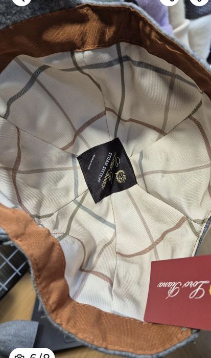 Бейсболка Brunello  cucinelli шерсть