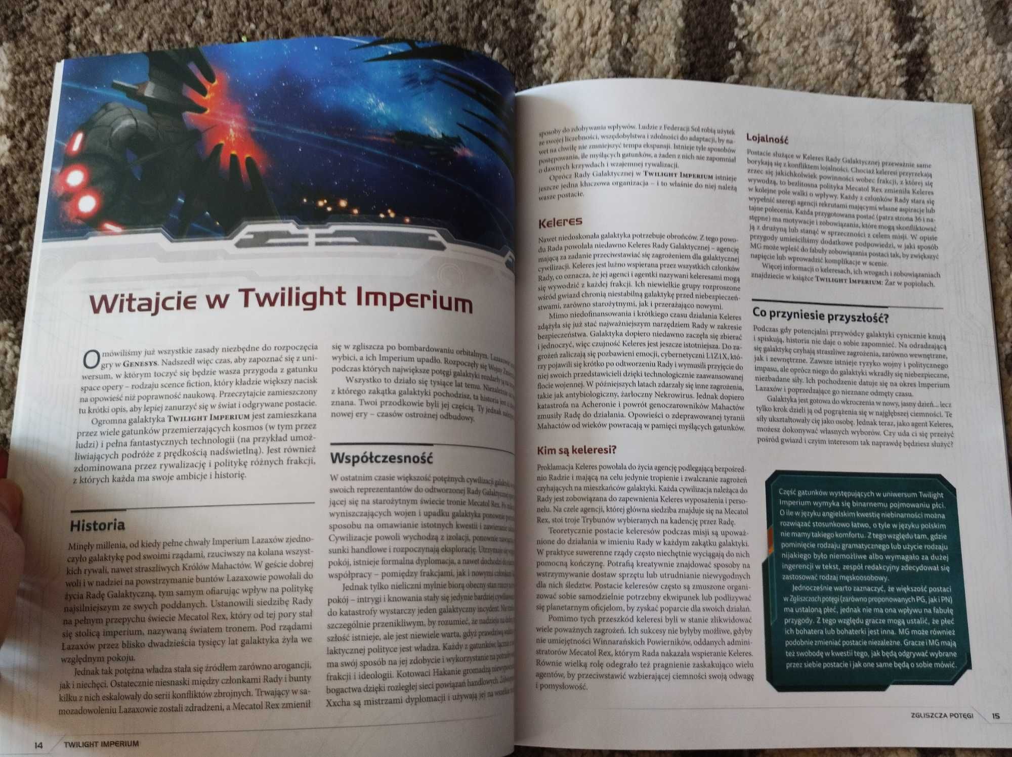 Twilight Imperium Zgliszcza Potegi Starter