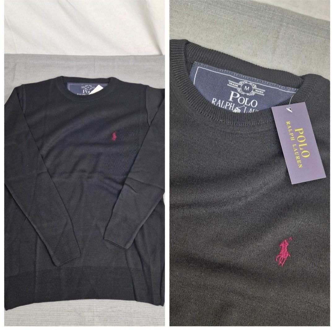 Sweter męski okrągły kolnierzyk Ralph lauren kolory premium