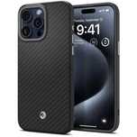 Чехол Spigen Enzo Aramid MagFit для iPhone 15 Pro - Matte Black