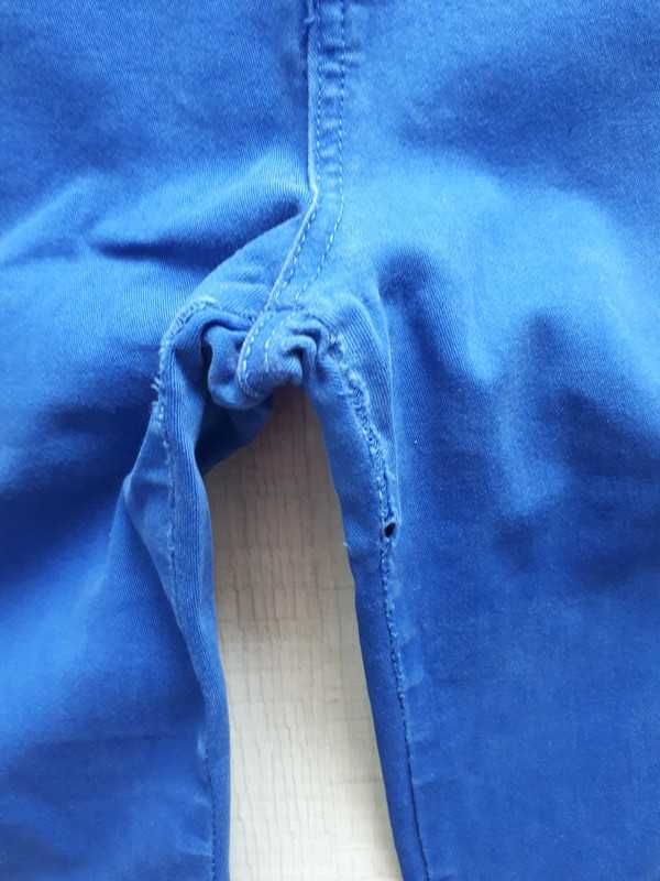 Sinsay kobaltowe jeansy M