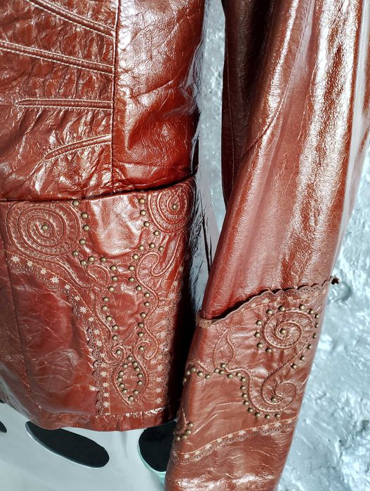 Flo cło włoska kurtka naturalne futro roz L