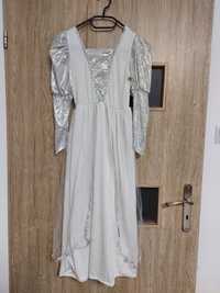 Strój anioł kostium bal suknia sukienka księżniczka lodu
